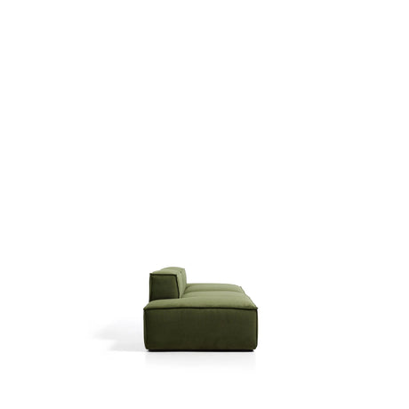 3-Sitzer-Sofa Blok in grobem grünem Cord, 290 cm, FSC Mix Credit von Kave Home – Bild 3