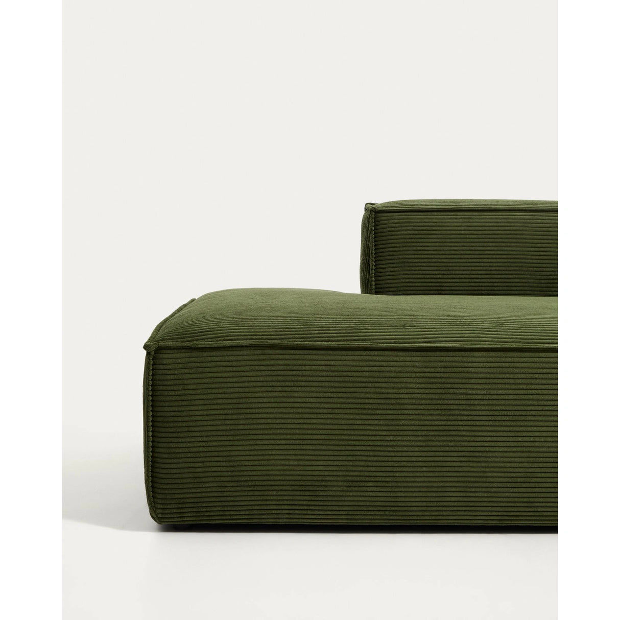3-Sitzer-Sofa Blok in grobem grünem Cord, 290 cm, FSC Mix Credit von Kave Home – Bild 4