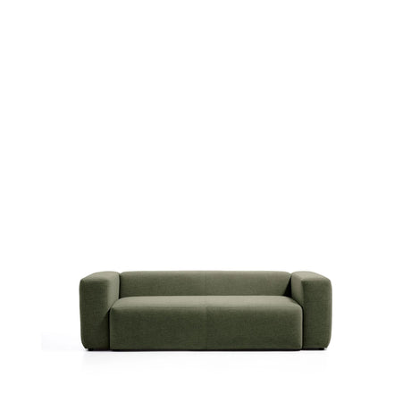 3-Sitzer-Sofa Blok in moosgrüner Chenille, 240 cm, FSC Mix Credit von Kave Home – Bild 1