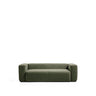 3-Sitzer-Sofa Blok in moosgrüner Chenille, 240 cm, FSC Mix Credit von Kave Home – Bild 1