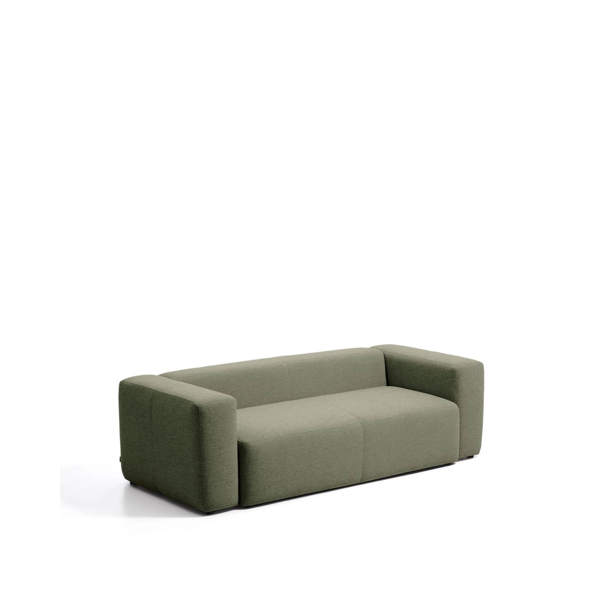 3-Sitzer-Sofa Blok in moosgrüner Chenille, 240 cm, FSC Mix Credit von Kave Home – Bild 3