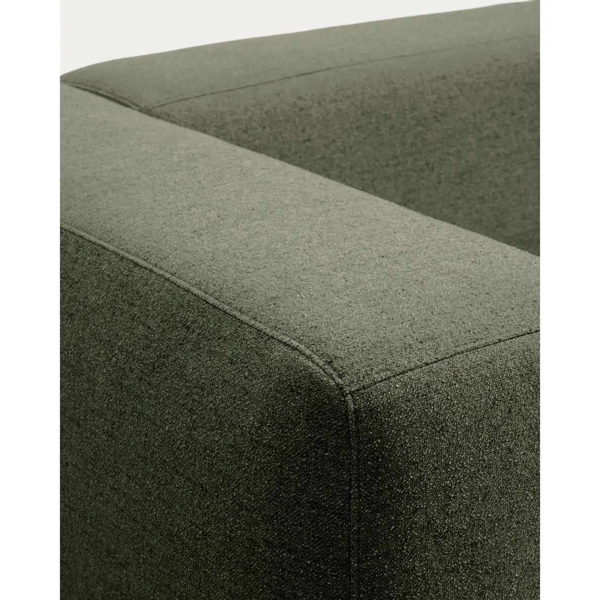 3-Sitzer-Sofa Blok in moosgrüner Chenille, 240 cm, FSC Mix Credit von Kave Home – Bild 6