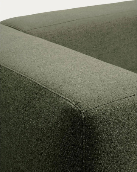 3-Sitzer-Sofa Blok in moosgrüner Chenille, 240 cm, FSC Mix Credit von Kave Home – Bild 6