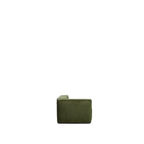 3-Sitzer-Sofa Blok mit Armlehne links und Pouf-Randmodul in Cord oder Chenille, 270 cm, FSC Mix Credit von Kave Home – Bild 4