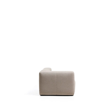3-Sitzer-Sofa Blok mit Armlehne links und Pouf-Randmodul in beiger Chenille, 270 cm, FSC Mix Credit von Kave Home – Bild 3