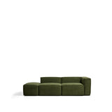3-Sitzer-Sofa Blok mit Armlehne rechts und Pouf-Randmodul in Cord oder Chenille, 270 cm, FSC Mix Credit von Kave Home – Bild 1