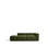 3-Sitzer-Sofa Blok mit Armlehne rechts und Pouf-Randmodul in Cord oder Chenille, 270 cm, FSC Mix Credit von Kave Home – Bild 1