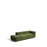 3-Sitzer-Sofa Blok mit Armlehne rechts und Pouf-Randmodul in Cord oder Chenille, 270 cm, FSC Mix Credit von Kave Home – Bild 2