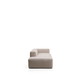 3-Sitzer-Sofa Blok mit Armlehne rechts und Pouf-Randmodul in beiger Chenille, 270 cm, FSC Mix Credit von Kave Home – Bild 4