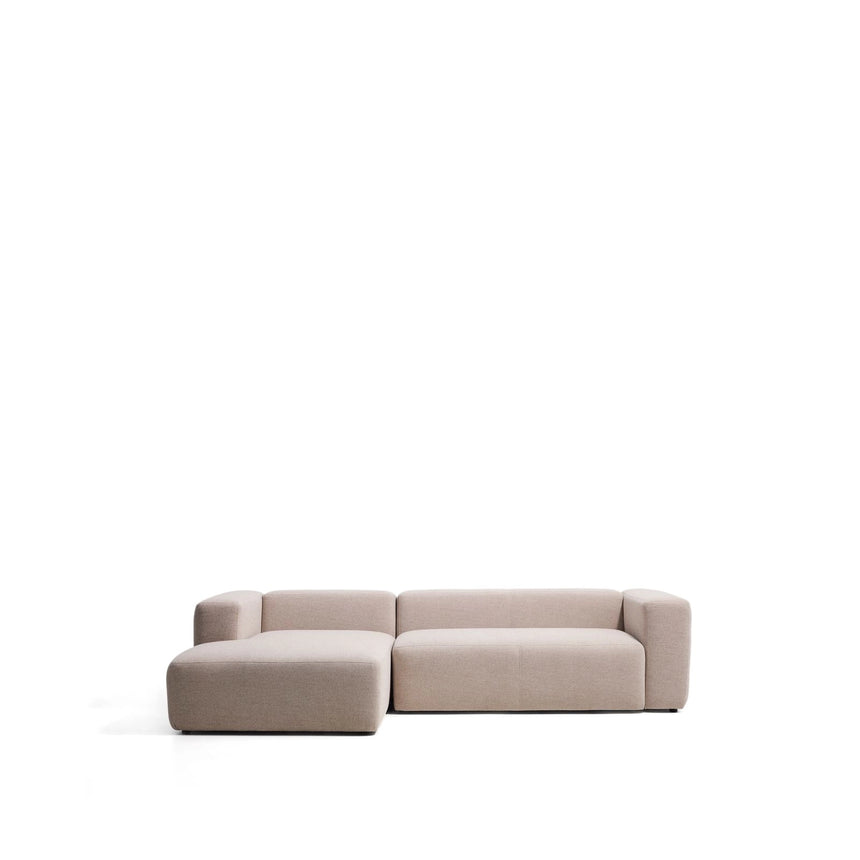 3-Sitzer-Sofa Blok mit Chaiselongue links in beiger Chenille, 300 cm, FSC Mix Credit von Kave Home – Bild 1