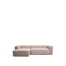 3-Sitzer-Sofa Blok mit Chaiselongue links in beiger Chenille, 300 cm, FSC Mix Credit von Kave Home – Bild 1