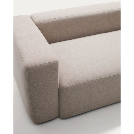 3-Sitzer-Sofa Blok mit Chaiselongue rechts in beiger Chenille, 300 cm, FSC Mix Credit von Kave Home – Bild 8