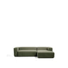 3-Sitzer-Sofa Blok mit Chaiselongue rechts in moosgrüner Chenille, 300 cm, FSC Mix Credit von Kave Home – Bild 1