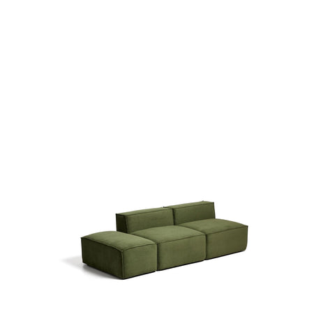 3-Sitzer-Sofa Blok mit Pouf-Randmodul in Cord oder Chenille, 240 cm, FSC Mix Credit von Kave Home – Bild 4