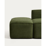 3-Sitzer-Sofa Blok mit Pouf-Randmodul in Cord oder Chenille, 240 cm, FSC Mix Credit von Kave Home – Bild 6