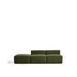 3-Sitzer-Sofa Blok mit Pouf-Randmodul in Cord oder Chenille, 270 cm, FSC Mix Credit von Kave Home – Bild 1