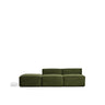 3-Sitzer-Sofa Blok mit Pouf-Randmodul in Cord oder Chenille, 270 cm, FSC Mix Credit von Kave Home – Bild 1