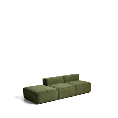 3-Sitzer-Sofa Blok mit Pouf-Randmodul in Cord oder Chenille, 270 cm, FSC Mix Credit von Kave Home – Bild 3