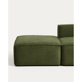 3-Sitzer-Sofa Blok mit Pouf-Randmodul in Cord oder Chenille, 270 cm, FSC Mix Credit von Kave Home – Bild 5