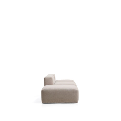 3-Sitzer-Sofa Blok mit Pouf-Randmodul in beiger Chenille, 270 cm, FSC Mix Credit von Kave Home – Bild 5