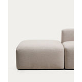 3-Sitzer-Sofa Blok mit Pouf-Randmodul in beiger Chenille, 270 cm, FSC Mix Credit von Kave Home – Bild 6