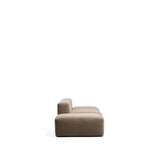3-Sitzer-Sofa Blok mit Pouf-Randmodul in brauner Chenille, 240 cm, FSC Mix Credit von Kave Home – Bild 5