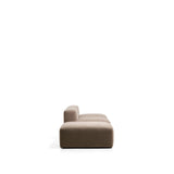 3-Sitzer-Sofa Blok mit Pouf-Randmodul in brauner Chenille, 270 cm, FSC Mix Credit von Kave Home – Bild 5
