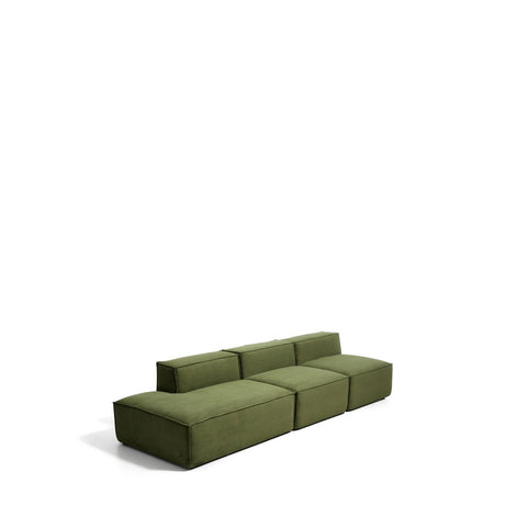 3-Sitzer-Sofa Blok mit Randmodul links in Cord oder Chenille, 325 cm, FSC Mix Credit von Kave Home – Bild 2