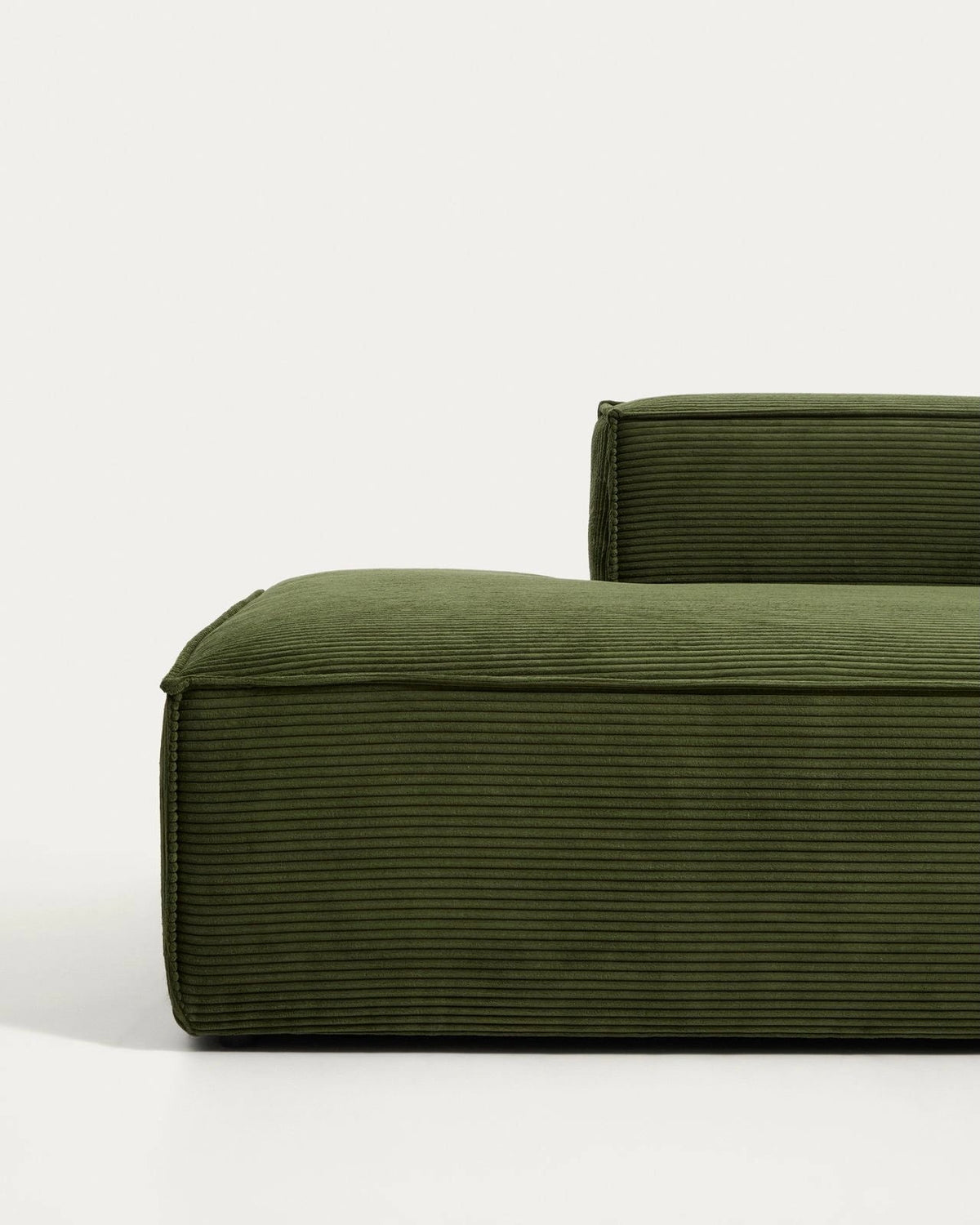 3-Sitzer-Sofa Blok mit Randmodul links in Cord oder Chenille, 325 cm, FSC Mix Credit von Kave Home – Bild 4