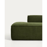 3-Sitzer-Sofa Blok mit Randmodul links in Cord oder Chenille, 325 cm, FSC Mix Credit von Kave Home – Bild 4