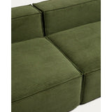 3-Sitzer-Sofa Blok mit Randmodul links in Cord oder Chenille, 325 cm, FSC Mix Credit von Kave Home – Bild 5