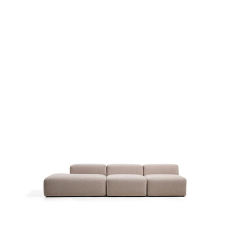 3-Sitzer-Sofa Blok mit Randmodul links in beiger Chenille, 325 cm, FSC Mix Credit von Kave Home – Bild 1