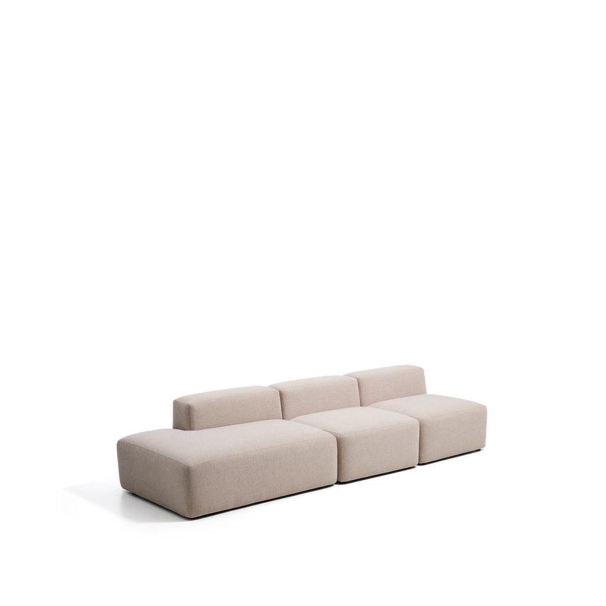 3-Sitzer-Sofa Blok mit Randmodul links in beiger Chenille, 325 cm, FSC Mix Credit von Kave Home – Bild 3