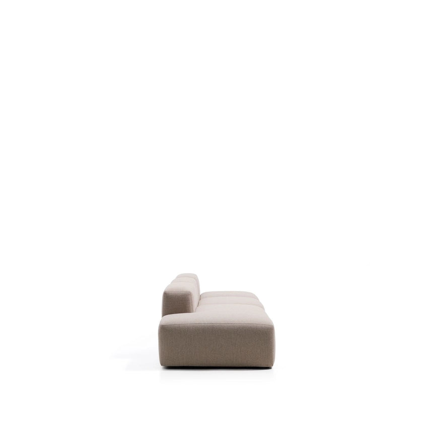 3-Sitzer-Sofa Blok mit Randmodul links in beiger Chenille, 325 cm, FSC Mix Credit von Kave Home – Bild 4