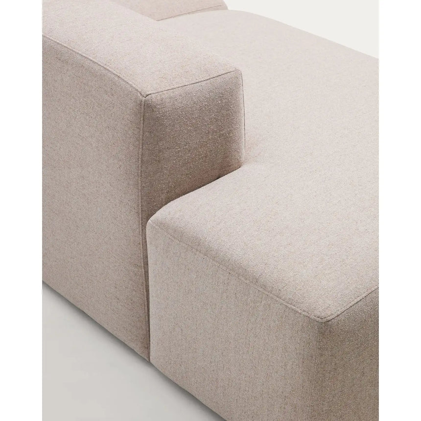 3-Sitzer-Sofa Blok mit Randmodul links in beiger Chenille, 325 cm, FSC Mix Credit von Kave Home – Bild 7