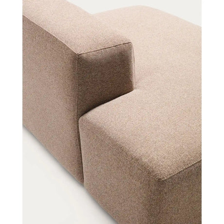 3-Sitzer-Sofa Blok mit Randmodul links in brauner Chenille, 325 cm, FSC Mix Credit von Kave Home – Bild 7