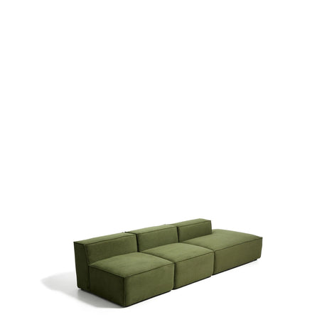 3-Sitzer-Sofa Blok mit Randmodul rechts in Cord oder Chenille, 325 cm, FSC Mix Credit von Kave Home – Bild 2