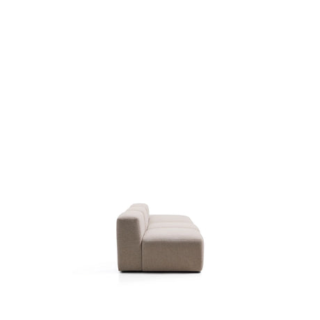 3-Sitzer-Sofa Blok mit Randmodul rechts in beiger Chenille, 325 cm, FSC Mix Credit von Kave Home – Bild 4