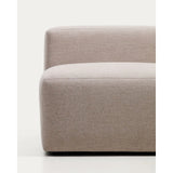 3-Sitzer-Sofa Blok mit Randmodul rechts in beiger Chenille, 325 cm, FSC Mix Credit von Kave Home – Bild 5