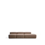 3-Sitzer-Sofa Blok mit Randmodul rechts in brauner Chenille, 325 cm, FSC Mix Credit von Kave Home – Bild 1