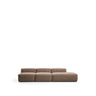 3-Sitzer-Sofa Blok mit Randmodul rechts in brauner Chenille, 325 cm, FSC Mix Credit von Kave Home – Bild 1
