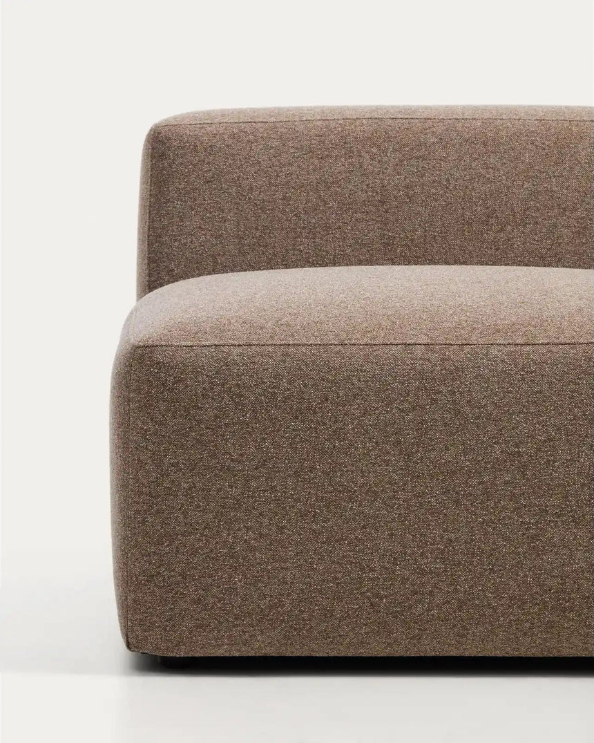 3-Sitzer-Sofa Blok mit Randmodul rechts in brauner Chenille, 325 cm, FSC Mix Credit von Kave Home – Bild 5