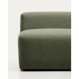 3-Sitzer-Sofa Blok mit Randmodul rechts in moosgrüner Chenille, 325 cm, FSC Mix Credit von Kave Home – Bild 5