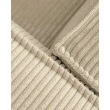 3-Sitzer-Sofa Blok mit dickem Cord in Naturfarbe 240 cm FSC Mix Credit von Kave Home – Produktbild 5