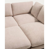 3-Sitzer-Sofa Gala aus Microbouclé mit doppelter Chaiselongue, FSC Mix Credit, 210 cm von Kave Home – Bild 6