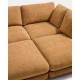 3-Sitzer-Sofa Gala aus Microbouclé mit doppelter Chaiselongue in Senfgelb, FSC Mix Credit, 210 cm von Kave Home – Bild 5