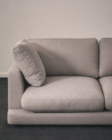 3-Sitzer-Sofa Gala aus grauem Micro-Bouclé FSC Mix Credit 210 cm von Kave Home – Produktbild 4