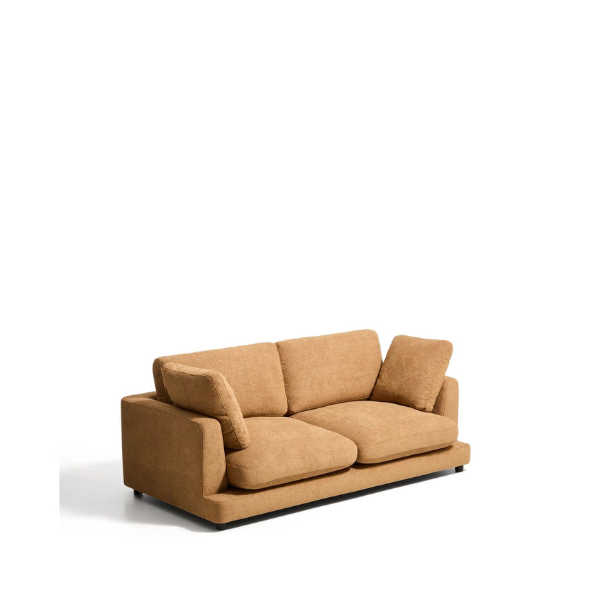 3-Sitzer-Sofa Gala aus senfgelbem Microbouclé, FSC Mix Credit, 210 cm von Kave Home – Bild 3