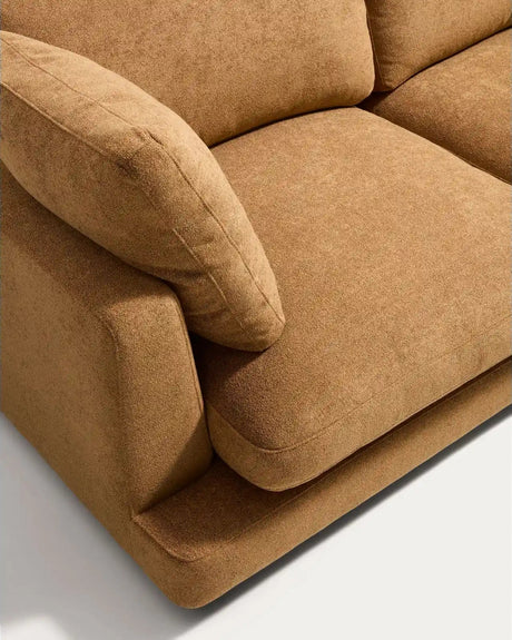 3-Sitzer-Sofa Gala aus senfgelbem Microbouclé, FSC Mix Credit, 210 cm von Kave Home – Bild 6