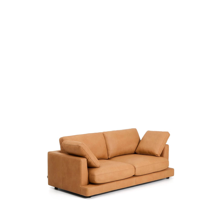 3-Sitzer-Sofa Gala in braunem Leder, 210 cm von Kave Home – Produktbild 5